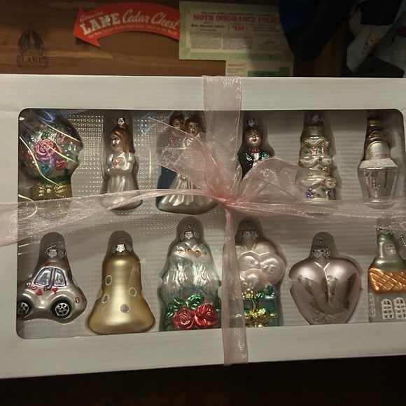 Source Unknown Other - Vintage Wedding Day/ Holiday Ornament Set